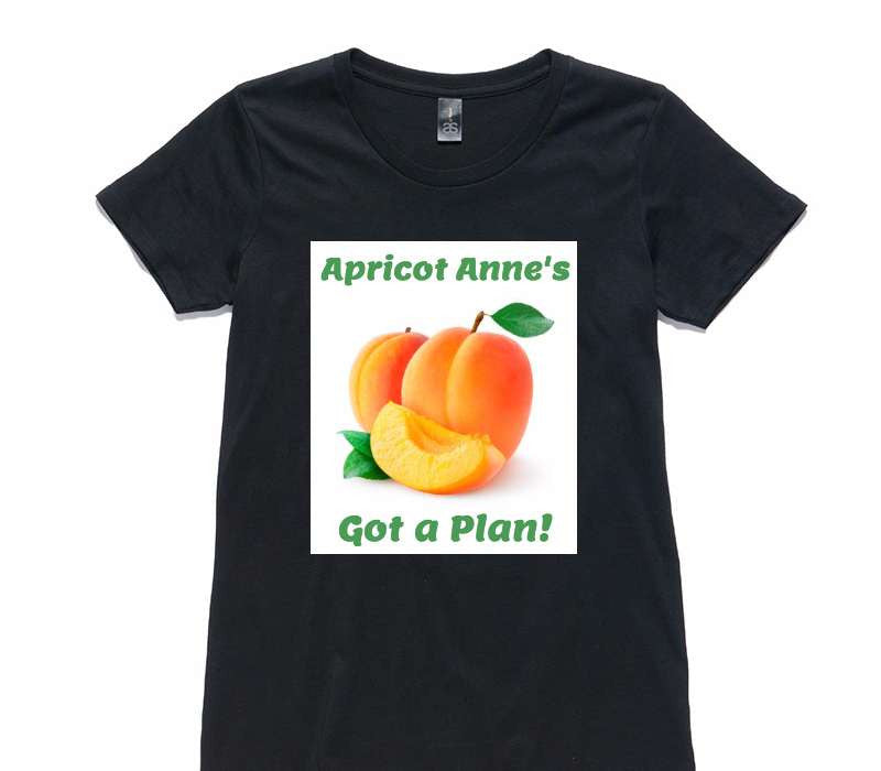 Custom Womens AS Colour 100% Cotton Black T-Shirt