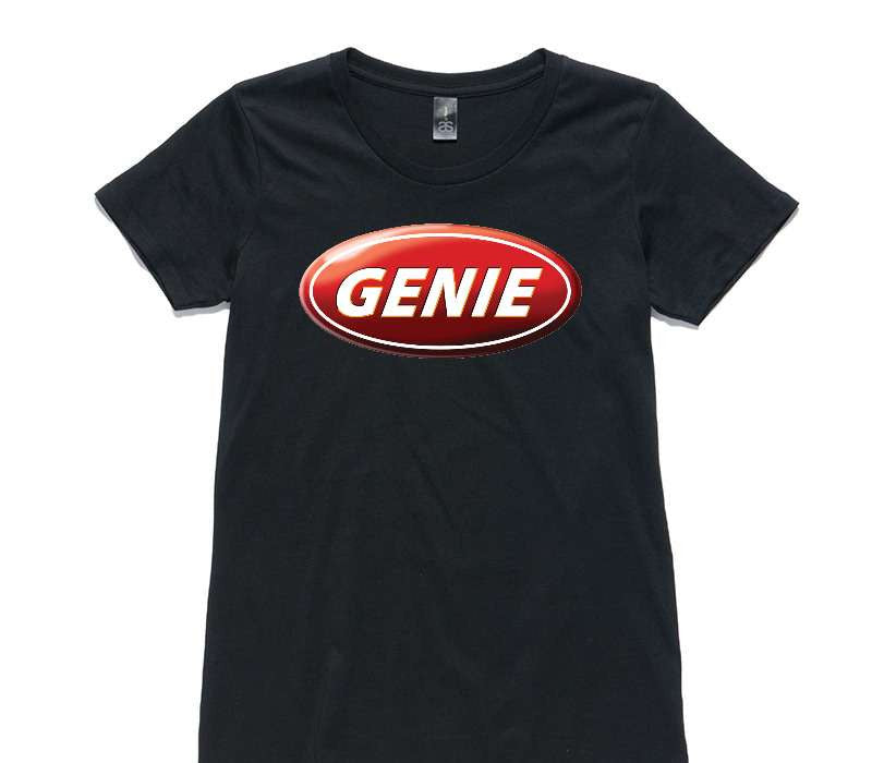 Custom Womens AS Colour 100% Cotton Black T-Shirt