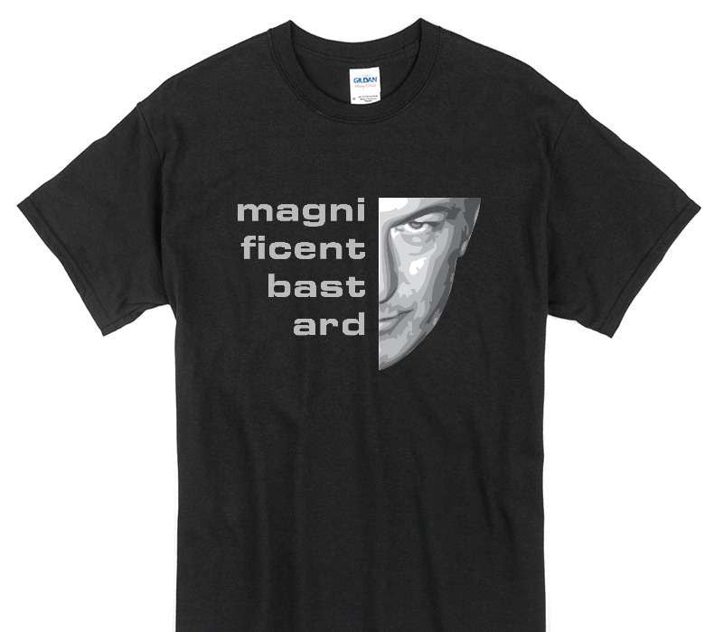 Custom Gildan 100% Cotton Black T-Shirt