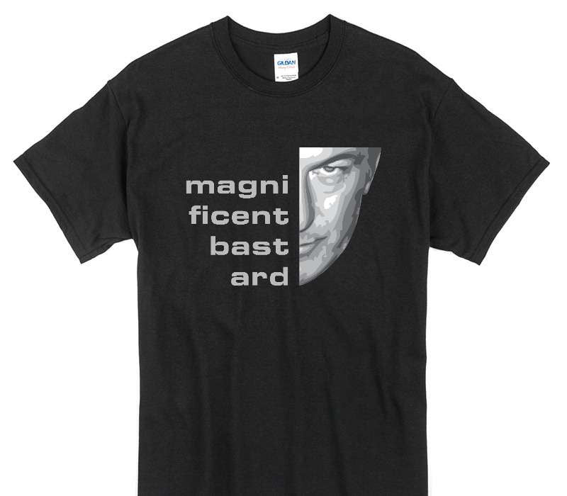 Custom Gildan 100% Cotton Black T-Shirt