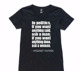 Custom Womens AS Colour 100% Cotton Black T-Shirt