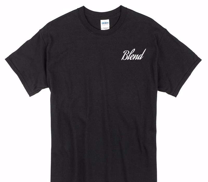 Custom Gildan 100% Cotton Black T-Shirt