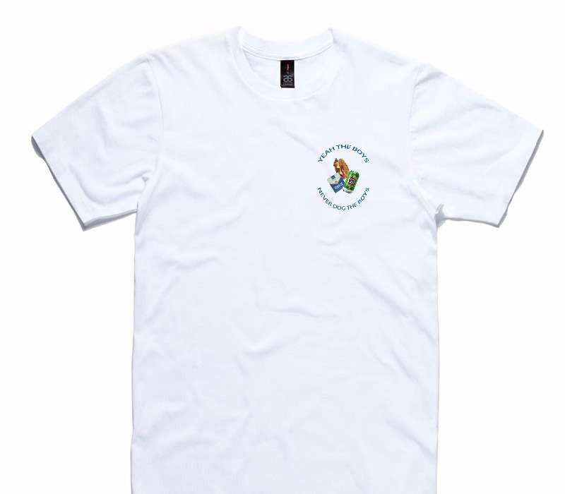 Custom AS Colour 100% Cotton White T-Shirt