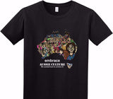 Custom Adult Soft Style 100% Cotton Black T-Shirt