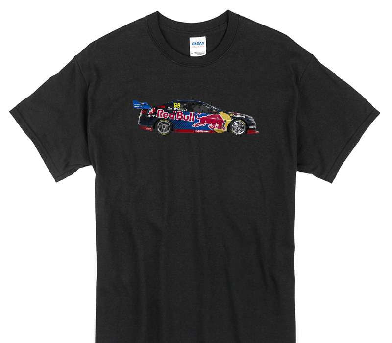 Custom Gildan 100% Cotton Black T-Shirt