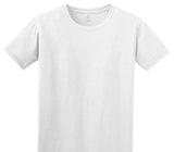 Custom Adult Soft Style 100% Cotton White T-Shirt