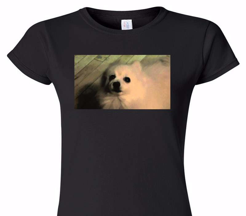 Custom Womens Soft Style 100% Cotton Black T-Shirt