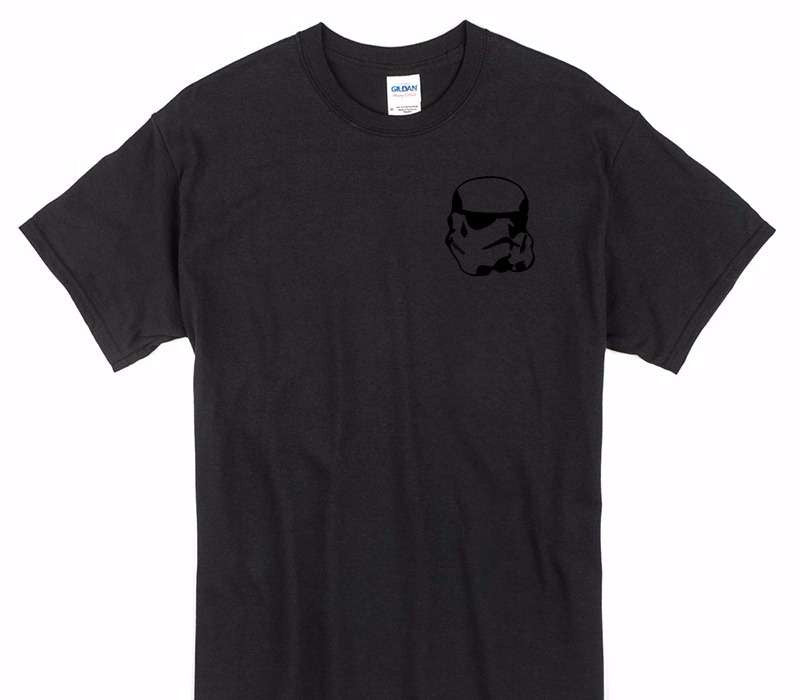 Custom Gildan 100% Cotton Black T-Shirt