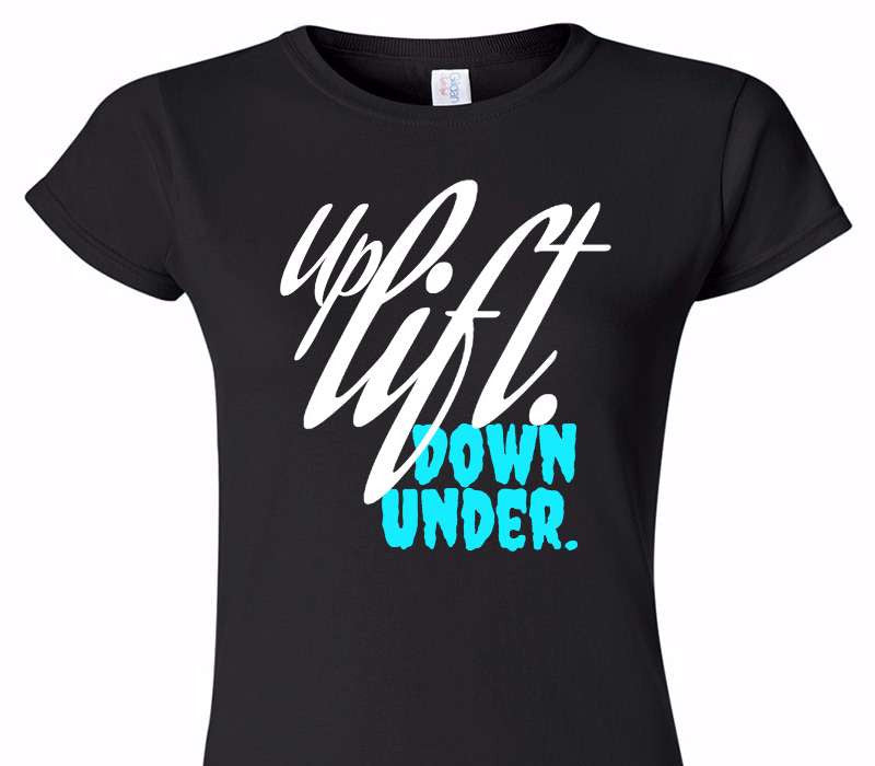 Custom Womens Soft Style 100% Cotton Black T-Shirt