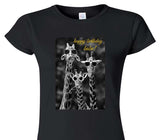 Custom Womens Soft Style 100% Cotton Black T-Shirt