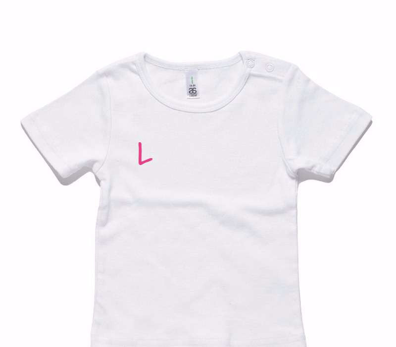 Custom AS Colour White Baby T-Shirt