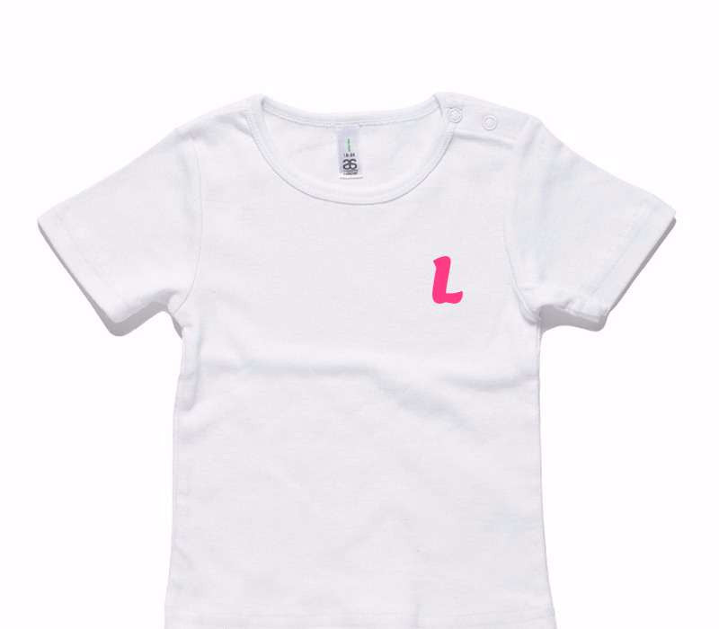 Custom AS Colour White Baby T-Shirt