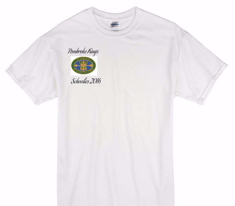 Custom Gildan 100% Cotton White T-Shirt