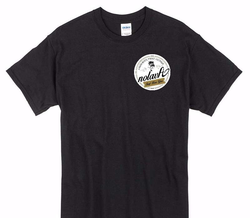 Custom Gildan 100% Cotton Black T-Shirt