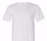Custom Adult Soft Style 100% Cotton White T-Shirt