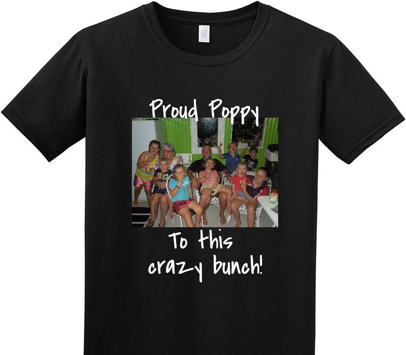 Custom Adult Soft Style 100% Cotton Black T-Shirt