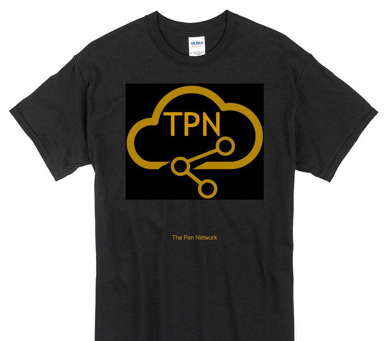 Custom Gildan 100% Cotton Black T-Shirt