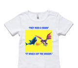 Custom AS Colour White Baby T-Shirt