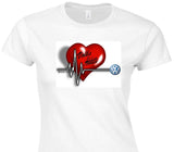 Custom Womens Soft Style 100% Cotton White T-Shirt