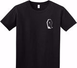 Custom Adult Soft Style 100% Cotton Black T-Shirt