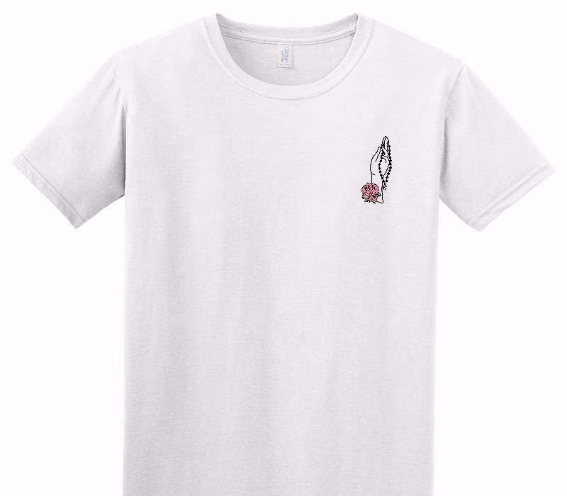 Custom Adult Soft Style 100% Cotton White T-Shirt