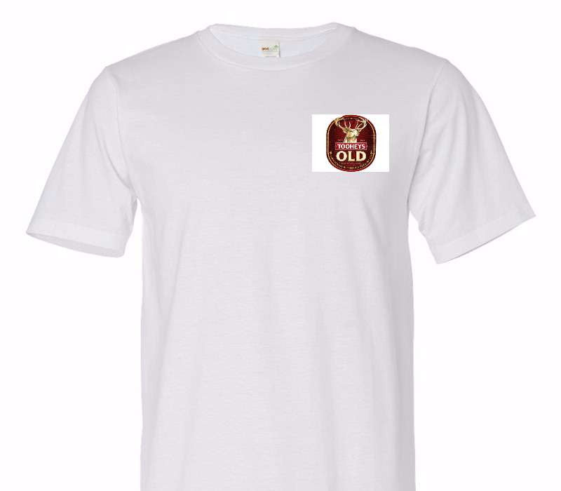 Custom Adult 100% Organic Cotton White T-Shirt