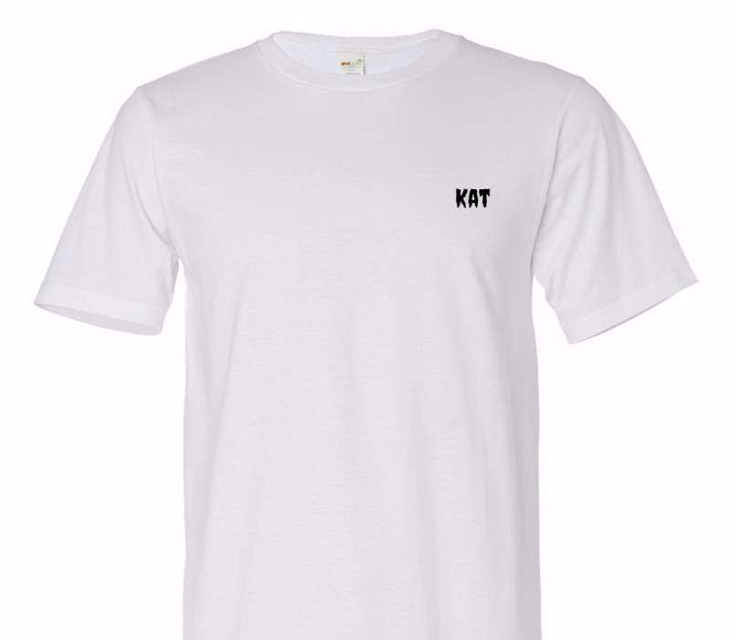 Custom Adult 100% Organic Cotton White T-Shirt