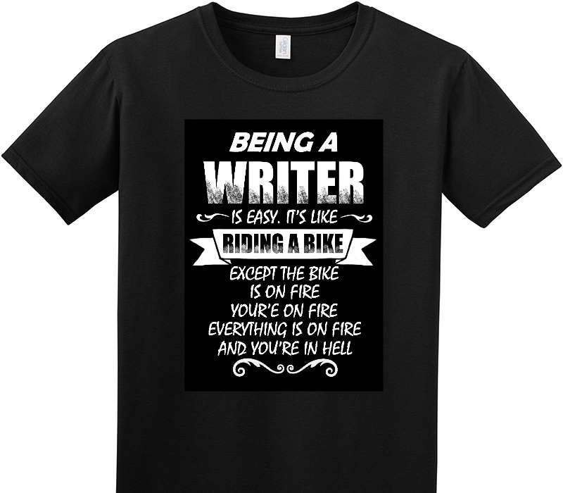 Custom Adult Soft Style 100% Cotton Black T-Shirt