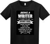 Custom Adult Soft Style 100% Cotton Black T-Shirt