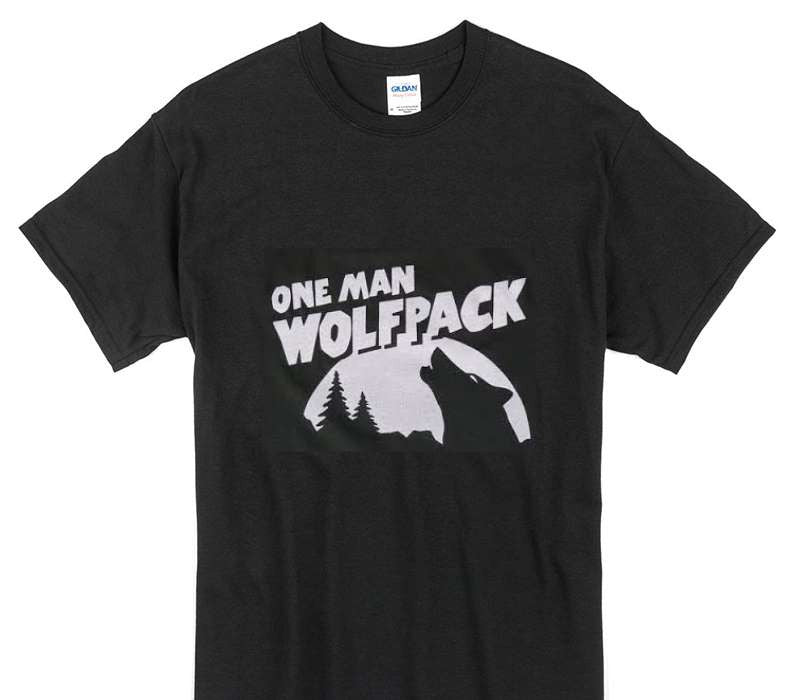 Custom Gildan 100% Cotton Black T-Shirt