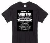 Custom Gildan 100% Cotton Black T-Shirt