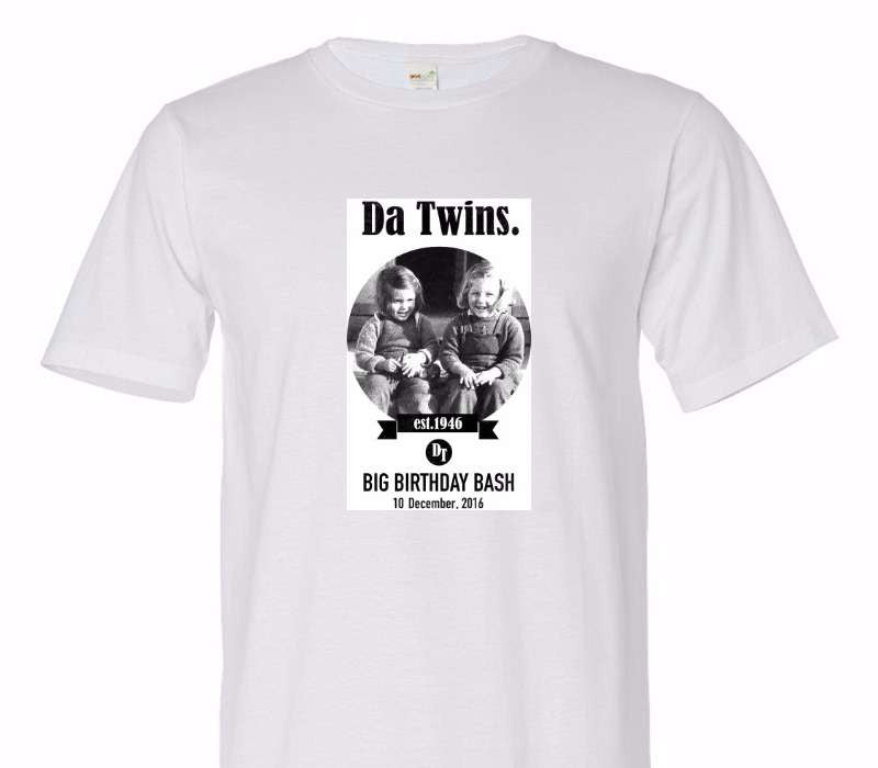 Custom Adult 100% Organic Cotton White T-Shirt