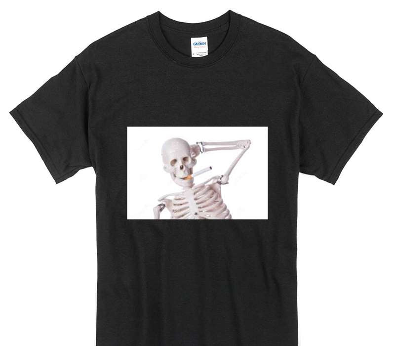 Custom Gildan 100% Cotton Black T-Shirt
