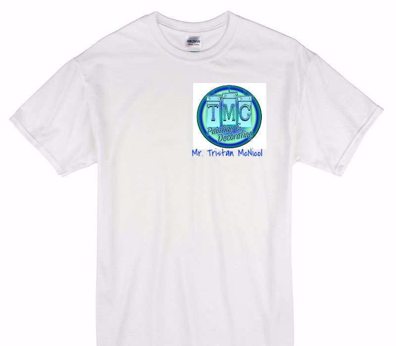 Custom Gildan 100% Cotton White T-Shirt