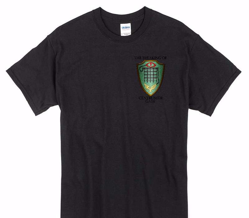 Custom Gildan 100% Cotton Black T-Shirt