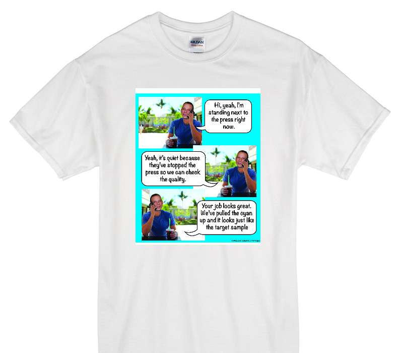 Custom Gildan 100% Cotton White T-Shirt