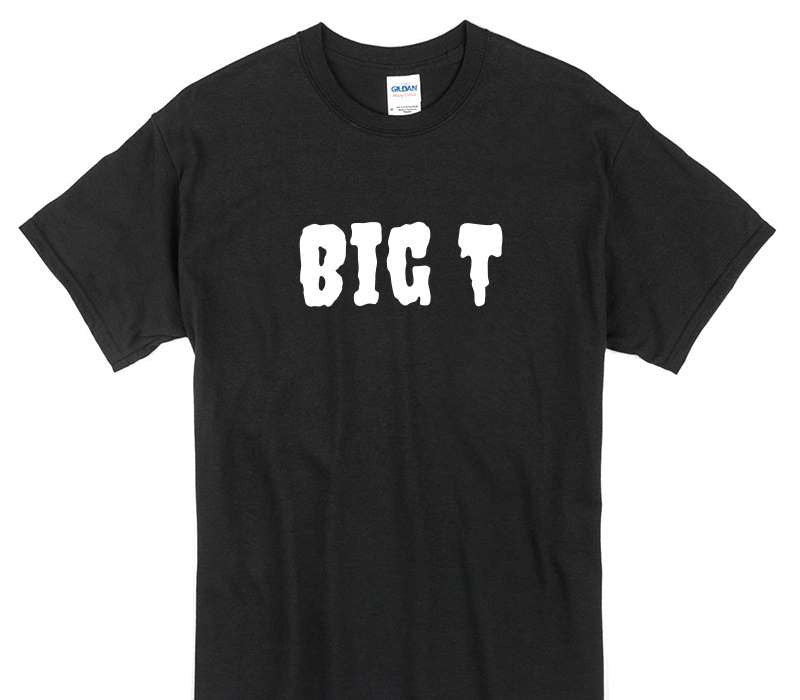 Custom Gildan 100% Cotton Black T-Shirt