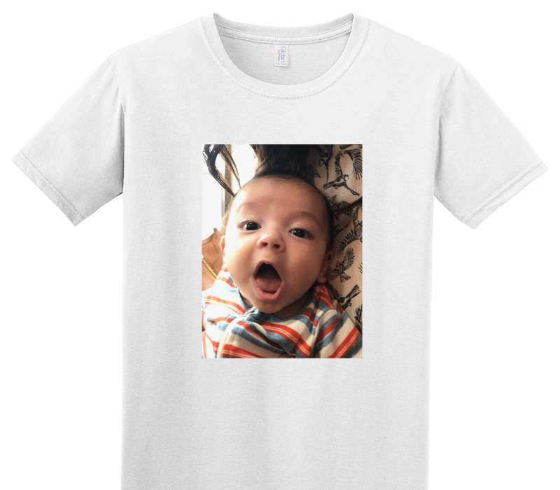 Custom Adult Soft Style 100% Cotton White T-Shirt
