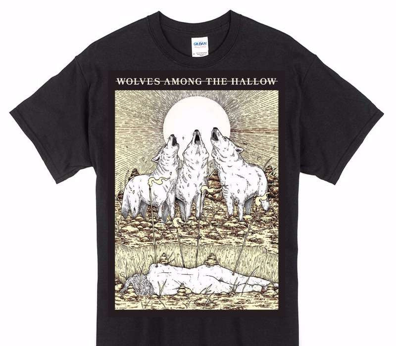 Custom Gildan 100% Cotton Black T-Shirt