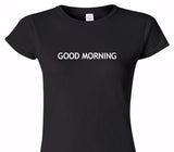 Custom Womens Soft Style 100% Cotton Black T-Shirt