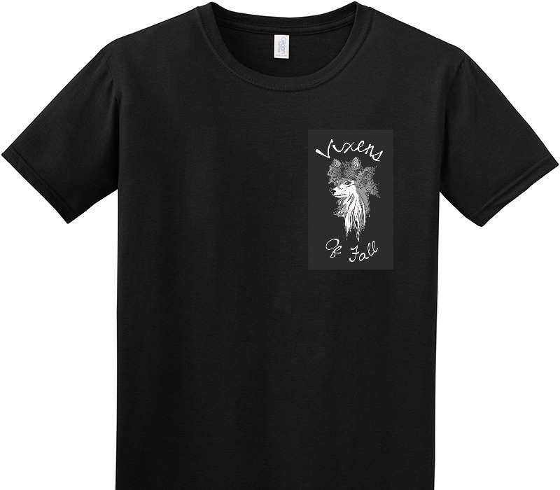 Custom Adult Soft Style 100% Cotton Black T-Shirt