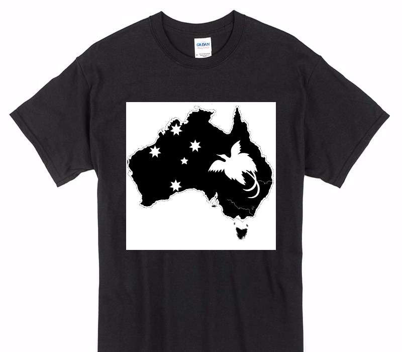 Custom Gildan 100% Cotton Black T-Shirt