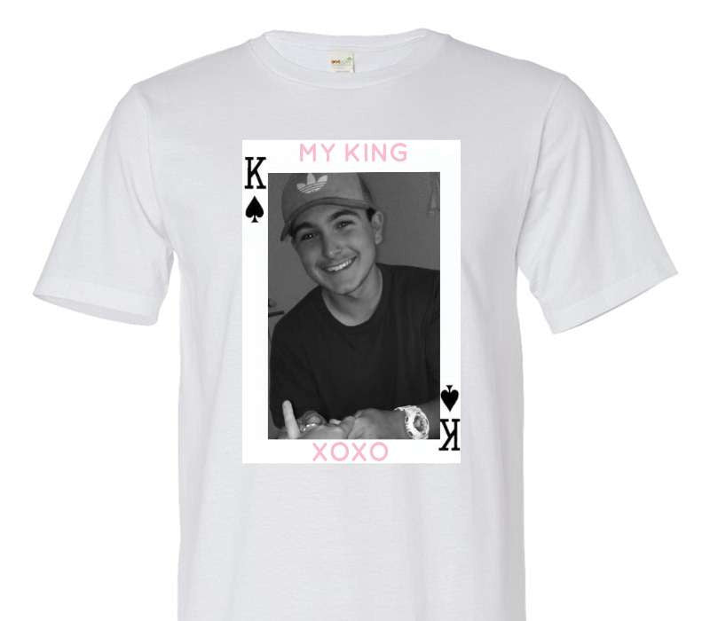 Custom Adult 100% Organic Cotton White T-Shirt