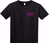 Custom Adult Soft Style 100% Cotton Black T-Shirt
