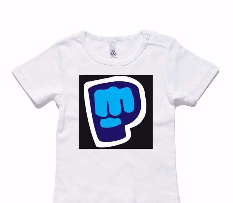 Custom AS Colour White Baby T-Shirt