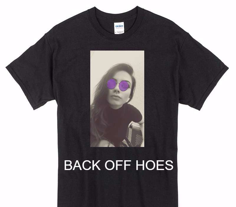 Custom Gildan 100% Cotton Black T-Shirt