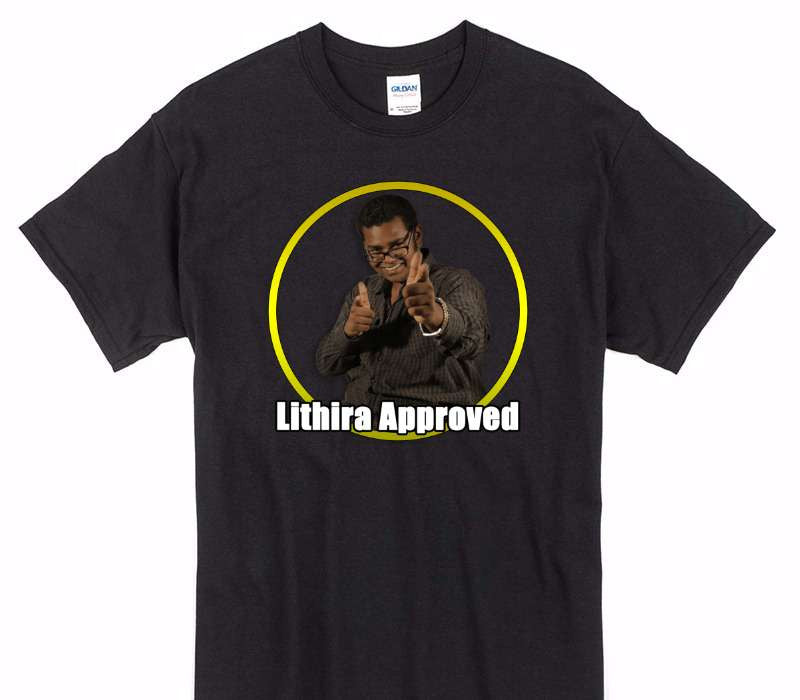 Custom Gildan 100% Cotton Black T-Shirt