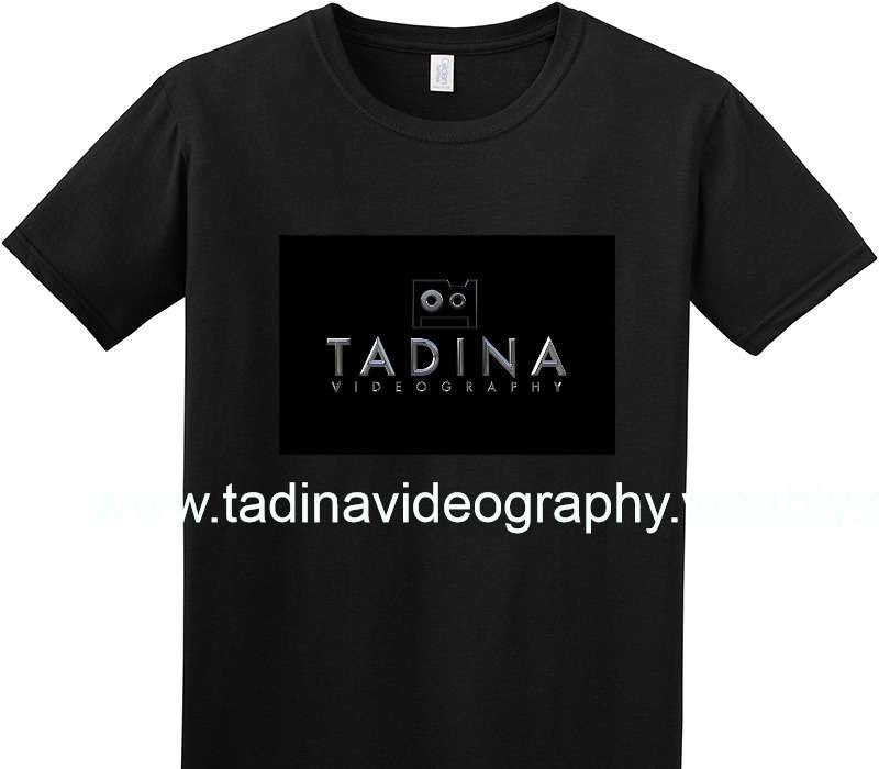 Custom Adult Soft Style 100% Cotton Black T-Shirt