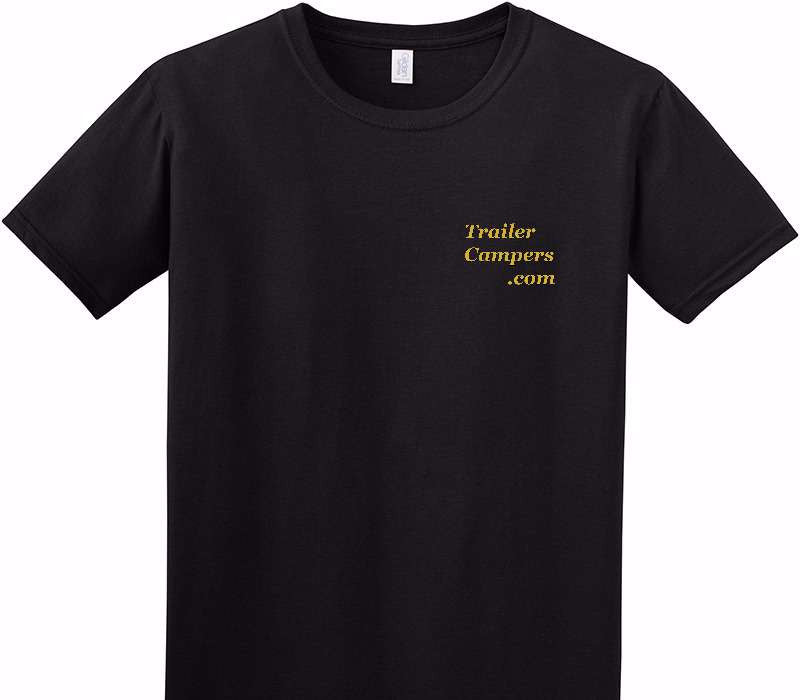 Custom Adult Soft Style 100% Cotton Black T-Shirt
