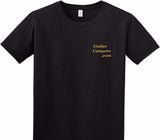 Custom Adult Soft Style 100% Cotton Black T-Shirt